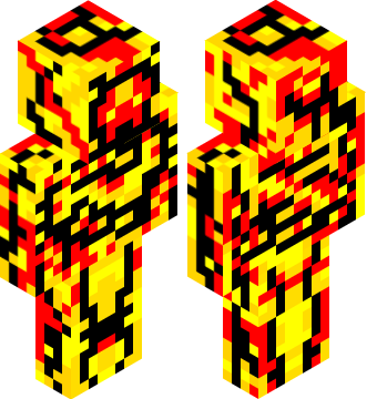 Flame Inferno Wither Skeleton Minecraft Skins Pro
