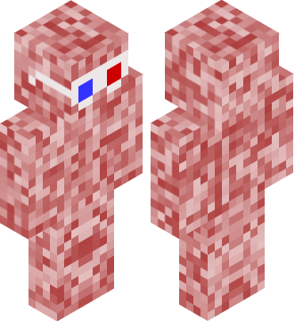 Red Guy With 3d Glasses Minecraft Skins Pro