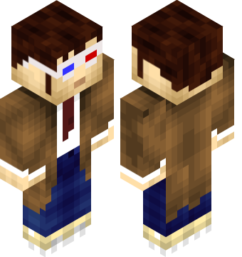 Tenth Doctor With 3d Glasses Minecraft Skins Pro
