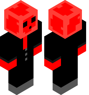 Red Slime In Suit Minecraft Skins Pro